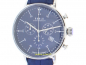 Preview: Ruhla Chronograph im Bauhausstil 91205 Zifferblatt blau