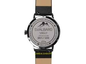 24 Stunden Einzeigeruhr von SVALBARD - Singly AA29