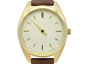 Einzeigeruhr für Damen von TIMEMATE - Mate 302 Gold Brown Gold