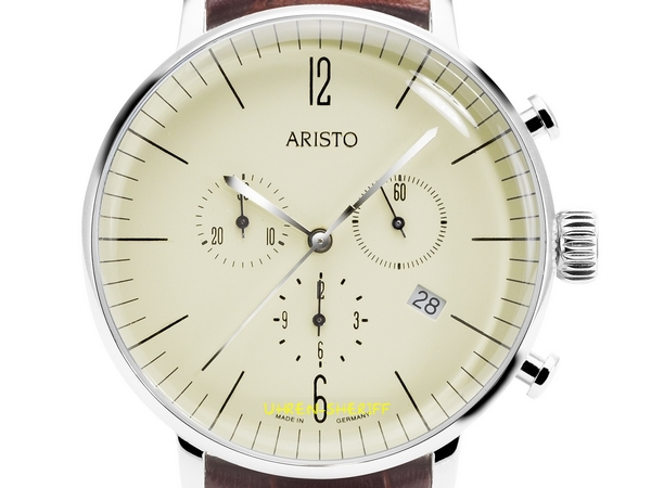 Aristo Bauhaus Chrono 4H152 Zifferblatt