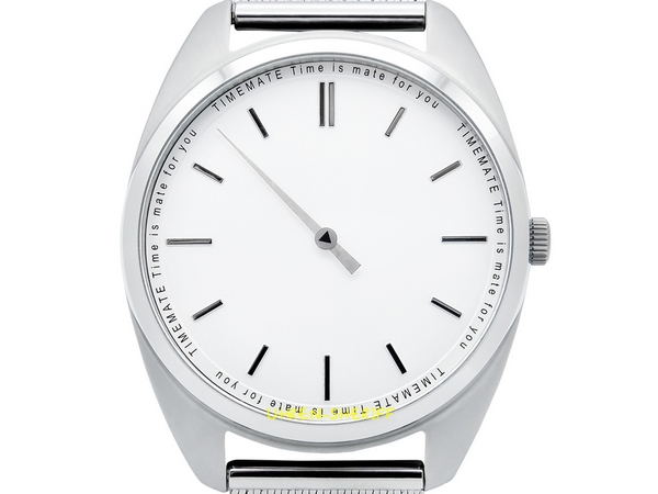 Einzeigeruhr von TIMEMATE - Mate 101 Double Silver Off-White