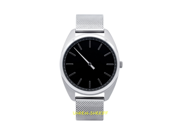 Einzeigeruhr von TIMEMATE - Mate 101 Double Silver Black