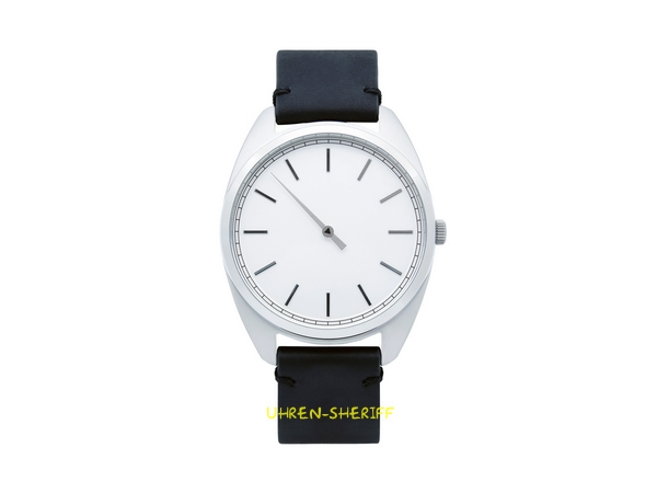 Einzeigeruhr von TIMEMATE - Mate 102 Silver Black Off White