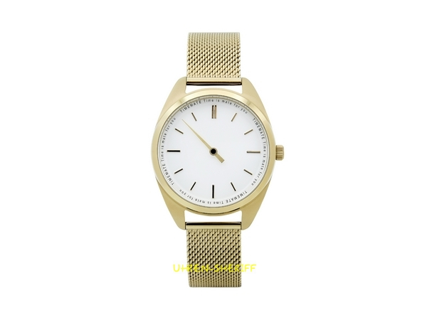 Einzeigeruhr für Damen von TIMEMATE - Mate 301 Double Gold White