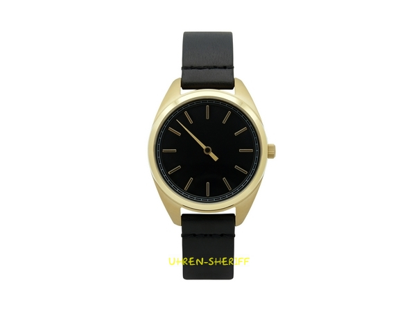 Einzeigeruhr für Damen von TIMEMATE - Mate 302 Gold Black Gold