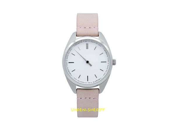 Einzeigeruhr für Damen von TIMEMATE - Mate 302 Silver Rosé White