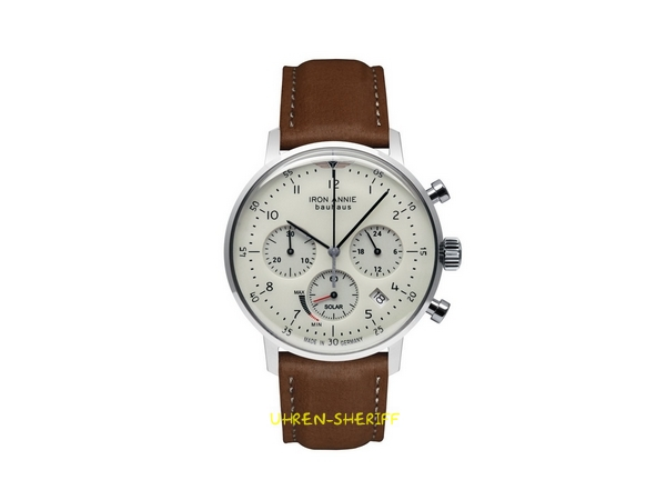 Iron Annie Solaruhr Chrono im Bauhaus Stil - 5086-5