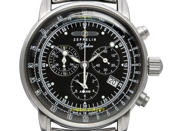 Zeppelin Chrono Alarm - 7680M-2 - Serie 100 Jahre Zeppelin