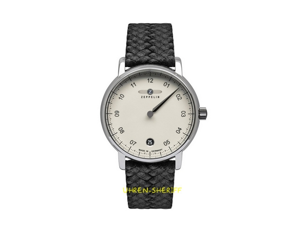 kleine Zeppelin Einzeigeruhr unisex/Damen - 8643-5 - Serie New Captain’s Line